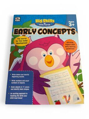 Early Concepts Preschool - K (Big Skills for Little Hands) Workbook (SKU: 318MI)